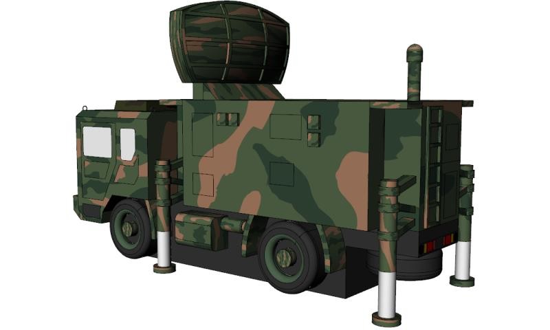 吐鲁番军用导弹车